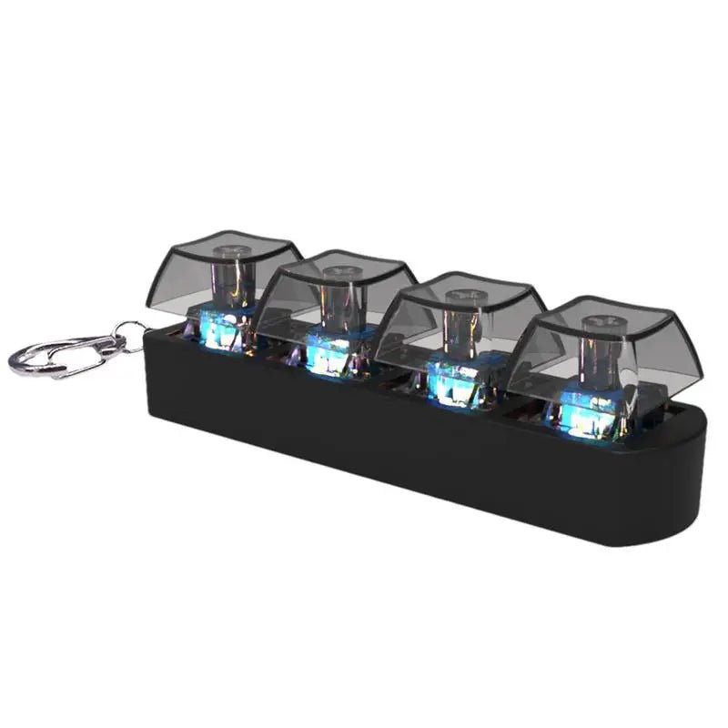 Keyboard Key Toy Party Stress Relief DIY Fidget Button Keycap Fidget Keychain Keyboard Keychain Toys Finger Keyboard Caps Toy - Gaming Factory Neu